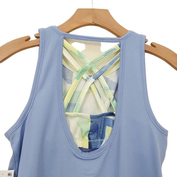 Ideology Tank Top Womens Large Blue Open Back Breathable Lightweight Athletic - Picture 4 of 10